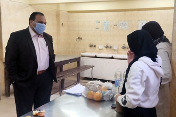 Dr. Tamer Samir inspects Benha University Hostels at Tukh and Moshtohor