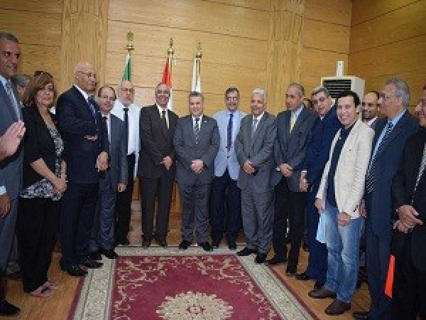 The community service council honors the vice president of Benha University