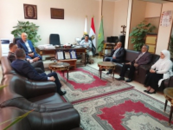 Visit of the President of Benha University and Vice President for Education and Students Affairs of the Faculty of Science in Benha university.