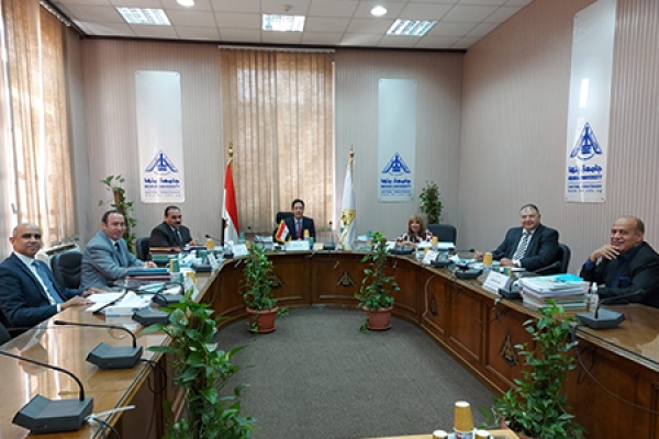 Benha University receives the Applicants for the Leadership Positions