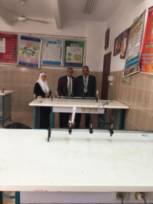 A visit to the school of the martyr Mahmoud Abd El-Azim Mahmoud in kafr- Farsis village