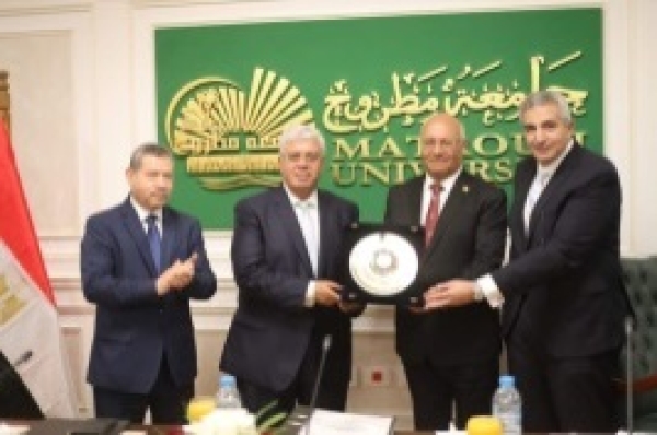 The supreme council of the Universities honors Benha University president