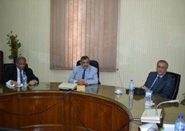 Benha University president discusses the current situation of the faculties of arts, engineering, computer and informatics of accreditation