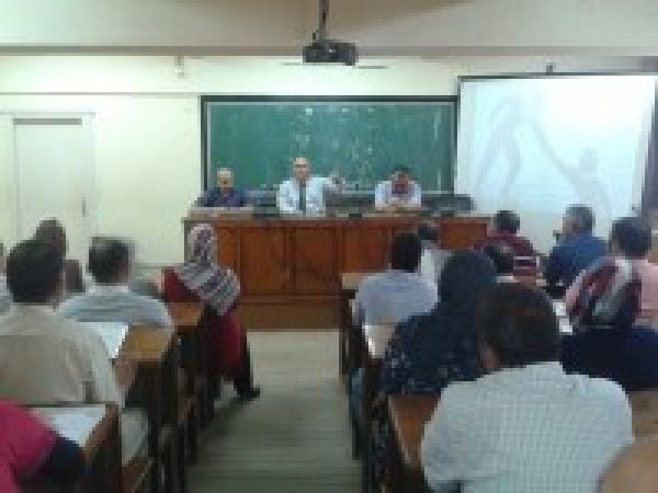 The faculty’s dean meeting with the academic supervisors of the faculty