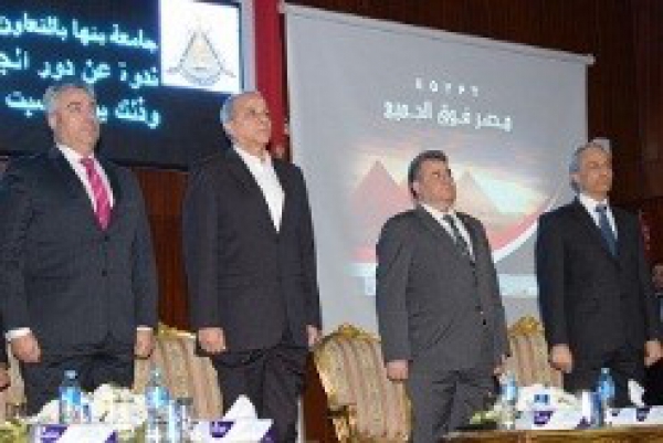 “Benha University is in a race with fighting corruption” says the head of the authority of administrative control