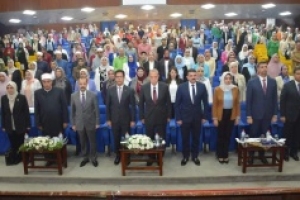 Qalubia governor and BU president attend the introductory forum of “Women in charge” program in the Egyptian governorates