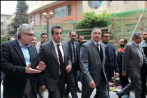 The governor and the university president inspect the university hostels for hosting the returning Egyptians from abroad