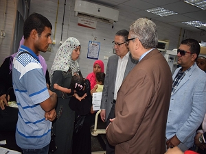 In an Extensive Tour: Almaghrabi inspects the Exams at some Faculties