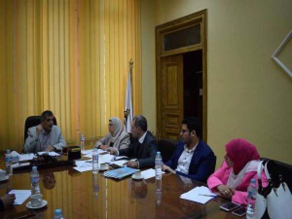 EL-Magraby orders to computerize the exams and its E- markings in Benha University