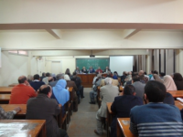 Prof.Dr. Abd El Reheem Sholeh meets the Faculty Members&#039; Staff  